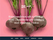 Tablet Screenshot of prat.se